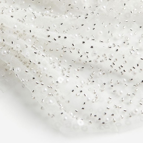 Bead embellished skirt sequin sheer tulle - Picture 5 of 7